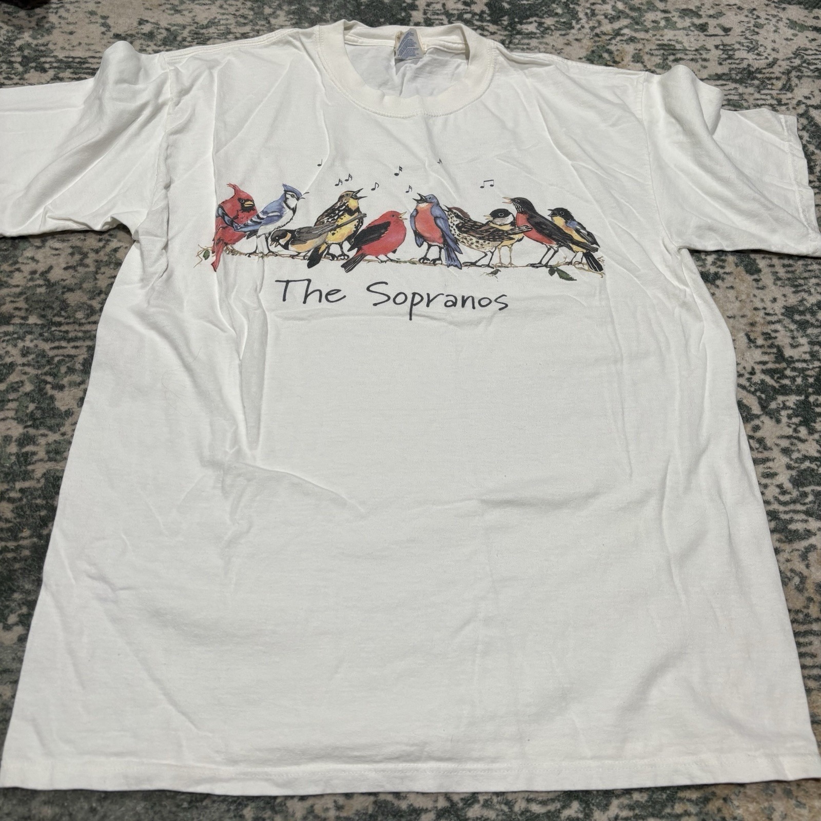 Vintage Harley The Sopranos Tshirt Large Bird Graphic